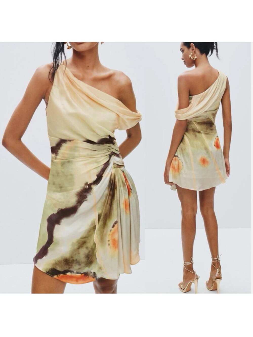 ANTHROPOLOGIE AMUR Elowen Off-the-Shoulder Buturfly wing Mini Dress 4 $448 NWT